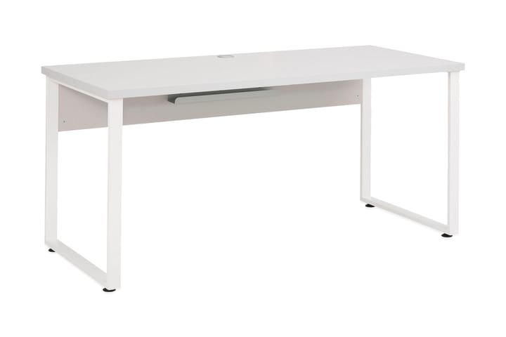 Skrivbord Heiden 160 cm - Grå/Platinagrå - Förvaring - Förvaringsmöbler - Sideboard & skänk