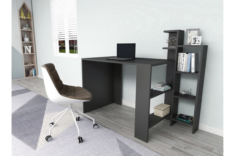 Skrivbord Hernads 90 cm - Antracit - Möbler - Bord & matgrupp - Kontorsbord - Skrivbord