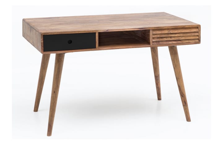 Skrivbord Hongsermeier 117 cm med Förvaring 2 Lådor+Hylla - Natur - Möbler - Bord & matgrupp - Kontorsbord - Skrivbord