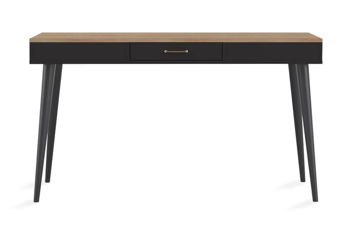 Skrivbord Horizon 134 cm med Förvaring Låda - Trä/Svart - Möbler - Bord & matgrupp - Kontorsbord - Skrivbord