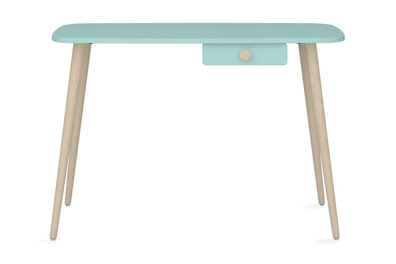 Skrivbord Inagaki 110 cm med Förvaring Låda - Mint/Ek - Möbler - Bord & matgrupp - Kontorsbord - Skrivbord