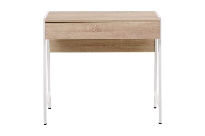Skrivbord Kateisha 84 cm med Förvaring Låda - Ljusbrun/Vit - Möbler - Bord & matgrupp - Kontorsbord - Skrivbord