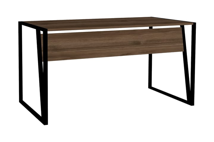 Skrivbord Kemiri 140 cm - Valnötsbrun/Svart - Möbler - Bord & matgrupp - Kontorsbord - Skrivbord