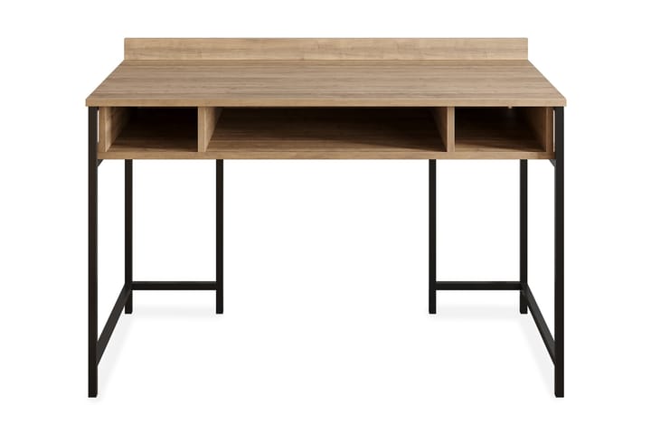 Skrivbord Kerkejaure 120 cm med Förvaring Hyllor - Svart - Möbler - Bord & matgrupp - Kontorsbord - Skrivbord
