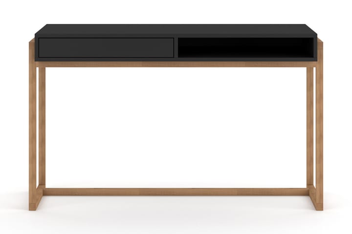 Skrivbord Latrisk 126 cm - Svart - Möbler - Bord & matgrupp - Kontorsbord - Skrivbord