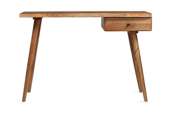 Skrivbord massivt akaciaträ 110x50x76 cm - Brun - Möbler - Bord & matgrupp - Kontorsbord - Skrivbord