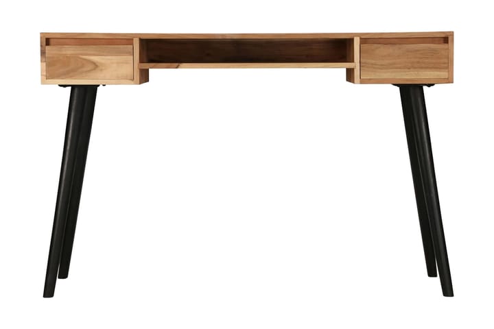 Skrivbord massivt akaciaträ 118x45x76 cm - Brun - Möbler - Bord & matgrupp - Kontorsbord - Skrivbord