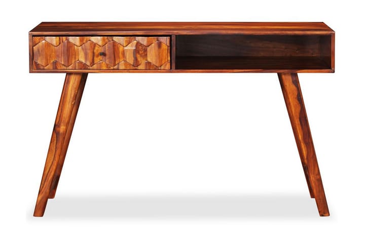 Skrivbord massivt sheshamträ 118x50x76 cm - Brun - Möbler - Bord & matgrupp - Kontorsbord - Skrivbord