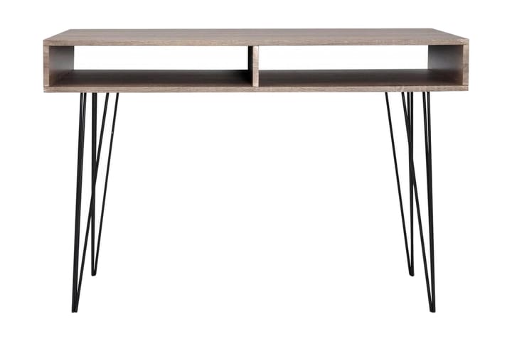 Skrivbord med 2 fack grå - Flerfärgad - Möbler - Bord & matgrupp - Kontorsbord - Skrivbord