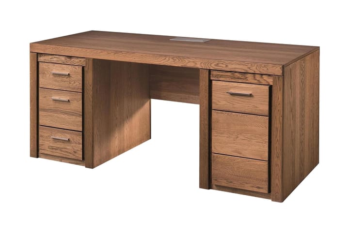 Skrivbord Nenna 177 cm med Förvaring Lådor - Trä/Natur - Möbler - Bord & matgrupp - Kontorsbord - Skrivbord