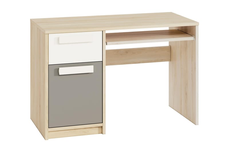 Skrivbord Nihum 79 cm - Grå/Vit/Natur - Möbler - Bord & matgrupp - Kontorsbord - Skrivbord