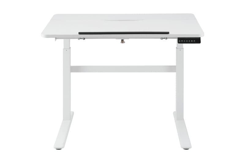 Skrivbord Office Elektriskt 159 cm Vit - Deltaco Office - Möbler - Bord & matgrupp - Kontorsbord - Skrivbord
