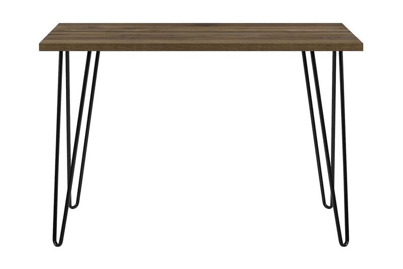 Skrivbord Owen 102 cm Valnötsbrun/Svart - Dorel Home - Möbler - Bord & matgrupp - Avlastningsbord & sidobord - Sängbord & nattduksbord