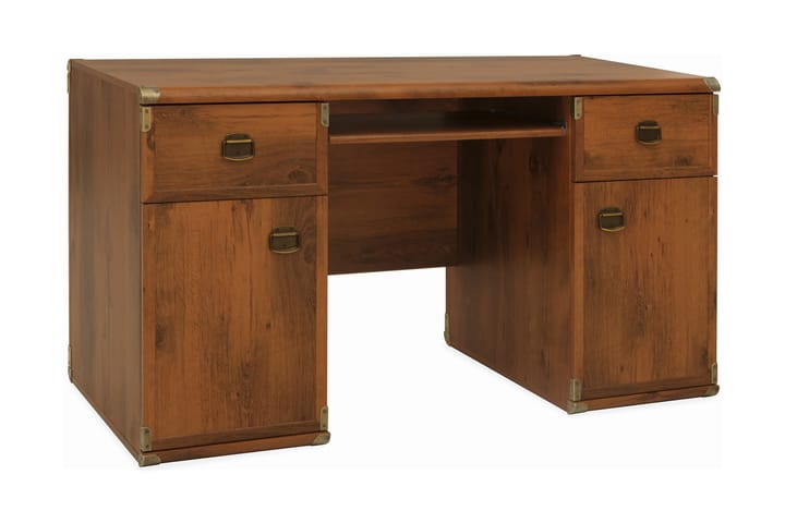 Skrivbord Portage 140 cm - Brun|Trä|natur - Möbler - Bord & matgrupp - Kontorsbord - Skrivbord