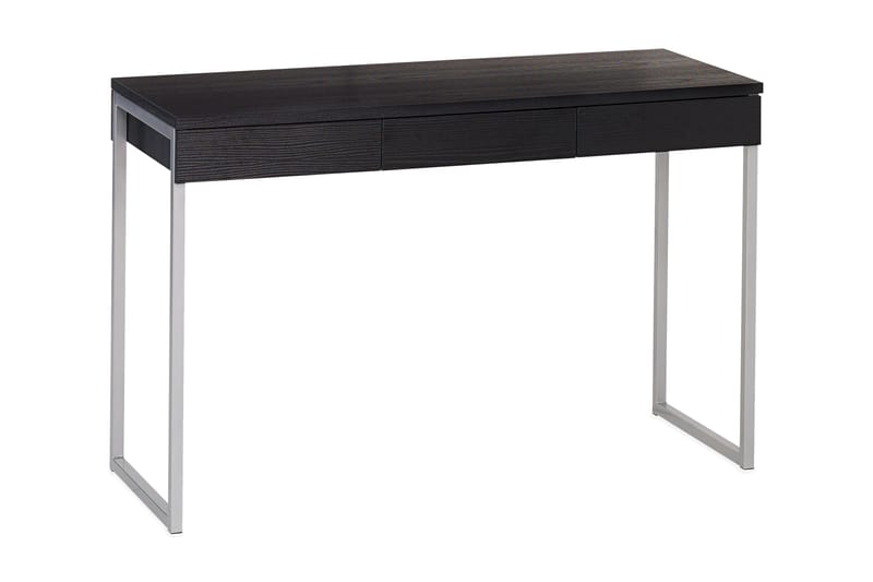 Skrivbord Praxia Plus 126 cm med Förvaring 3 Lådor - Svart/Ljusgrå - Möbler - Bord & matgrupp - Kontorsbord - Skrivbord