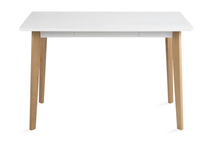 Skrivbord Raven 117 cm med Förvaring Låda - Vit/Natur - Möbler - Bord & matgrupp - Kontorsbord - Skrivbord