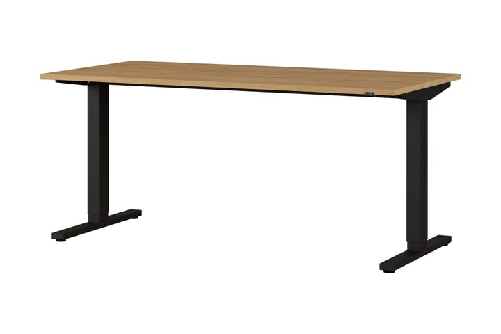 Skrivbord Requeijo 160 cm Höj- och Sänkbart - Brun/Svart - Möbler - Bord & matgrupp - Kontorsbord - Skrivbord - Höj och sänkbart skrivbord