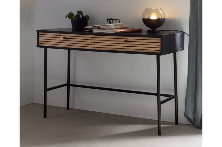 Skrivbord Saybrook 120 cm - Svart/Ekfanér - Möbler - Bord & matgrupp - Kontorsbord - Skrivbord