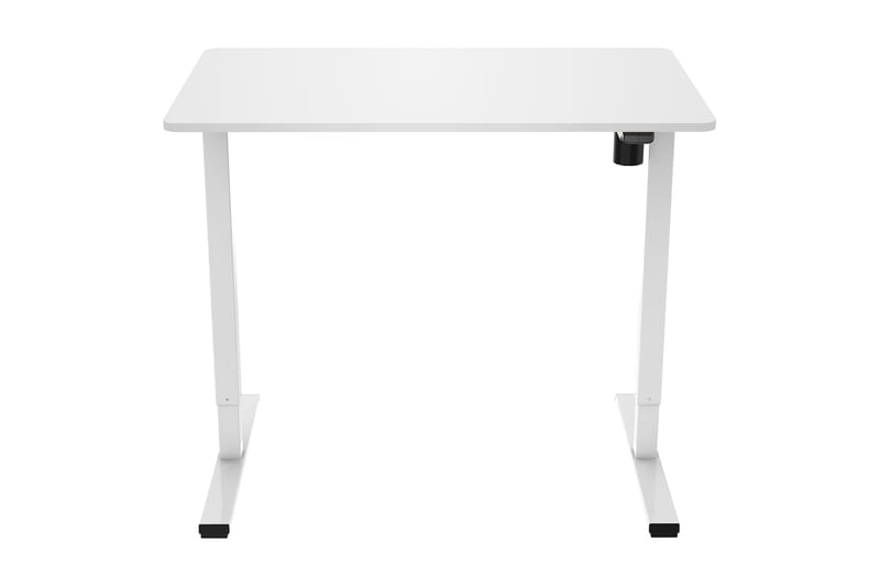 Skrivbord Shabus 100 cm Höj och Sänkbar - Vit - Möbler - Bord & matgrupp - Kontorsbord - Skrivbord - Höj och sänkbart skrivbord