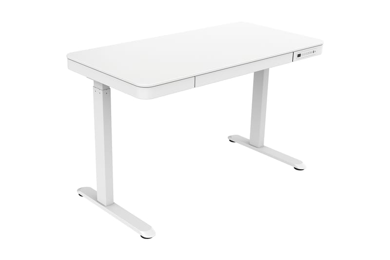 Skrivbord Shabus 120 cm Höj och Sänkbar - Vit - Möbler - Bord & matgrupp - Kontorsbord - Skrivbord