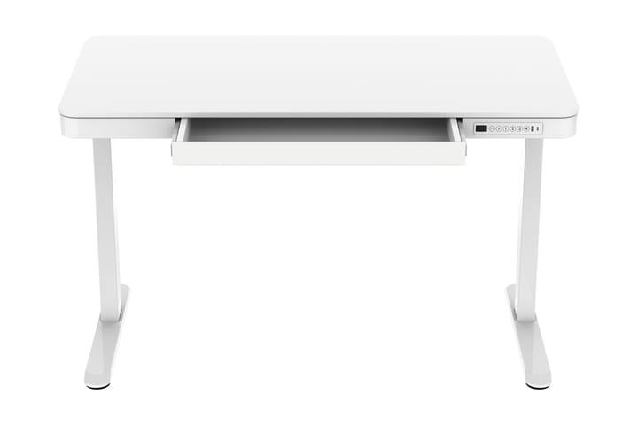 Skrivbord Shabus 120 cm Höj och Sänkbar - Vit - Möbler - Bord & matgrupp - Kontorsbord - Skrivbord