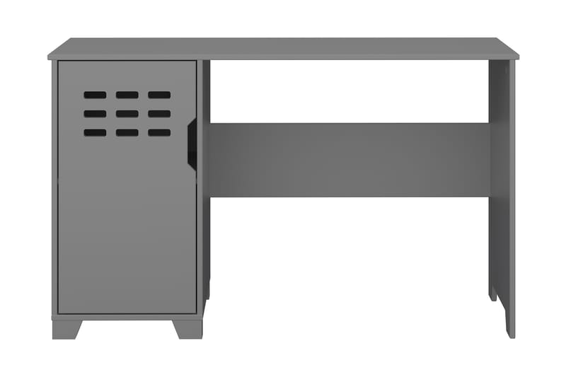 Skrivbord Slaka 125 cm med Förvaring Skåp - Grå - Möbler - Bord & matgrupp - Kontorsbord - Skrivbord