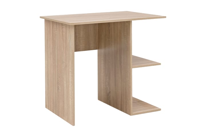 Skrivbord Squirewell 82 cm med Förvaring Hyllor - Natur - Möbler - Bord & matgrupp - Kontorsbord - Skrivbord