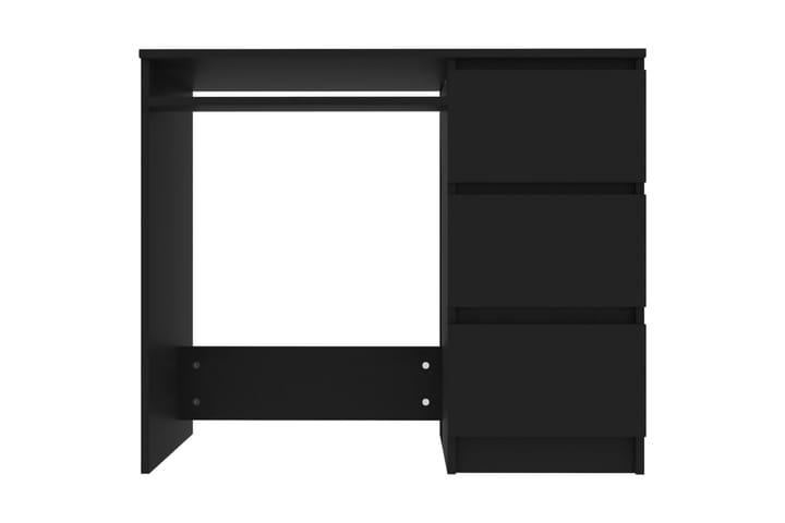 Skrivbord svart 90x45x76 cm spånskiva - Svart - Möbler - Fåtölj & stolar - Kontorsstol & skrivbordsstol