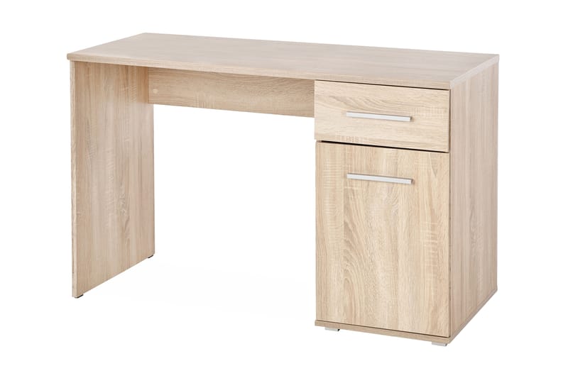 Skrivbord Tarica 120 cm med Förvaring Hylla + Skåp - Ekfärg - Möbler - Bord & matgrupp - Kontorsbord - Skrivbord