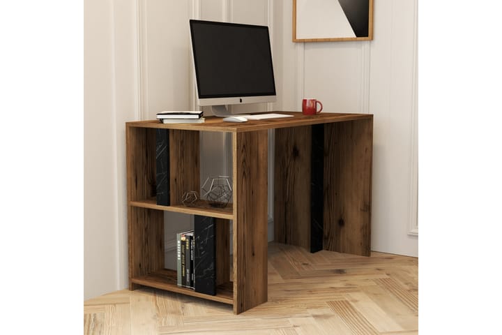 Skrivbord Tibani 120 cm med Förvaring Hylla