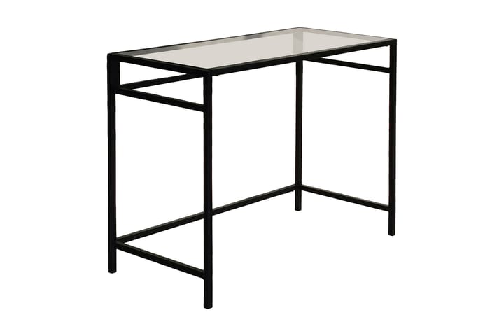 Skrivbord Vallsbo 100 cm - Glas/Svart - Möbler - Bord & matgrupp - Kontorsbord - Skrivbord