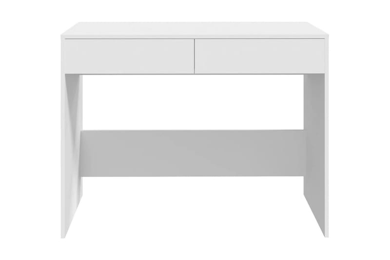 Skrivbord vit 101x50x76,5 cm spånskiva - Vit - Möbler - Bord & matgrupp - Kontorsbord - Skrivbord