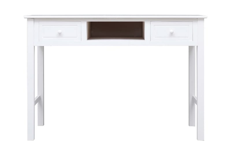 Skrivbord vit 110x45x76 cm trä - Vit - Möbler - Bord & matgrupp - Kontorsbord - Skrivbord