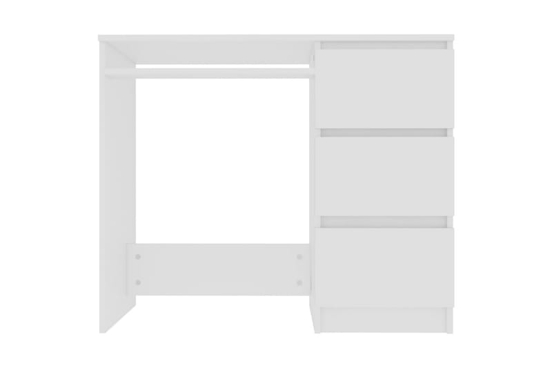 Skrivbord vit 90x45x76 cm spånskiva - Vit - Möbler - Bord & matgrupp - Kontorsbord - Skrivbord
