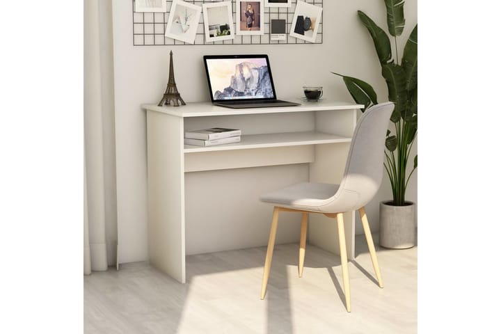 Skrivbord vit 90x50x74 cm spånskiva - Vit - Möbler - Bord & matgrupp - Kontorsbord - Skrivbord