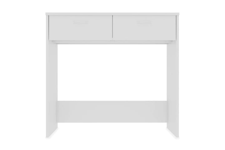 Skrivbord vit högglans 80x40x75 cm spånskiva - Vit - Möbler - Bord & matgrupp - Kontorsbord - Skrivbord