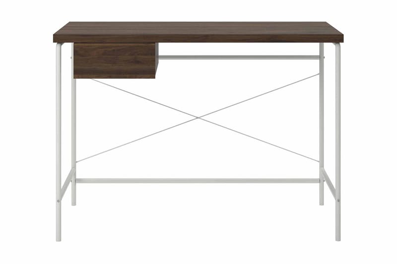 Skrivbord Webster 107 cm med Förvaring Låda Valnötsbrun - Novogratz - Möbler - Bord & matgrupp - Kontorsbord - Skrivbord