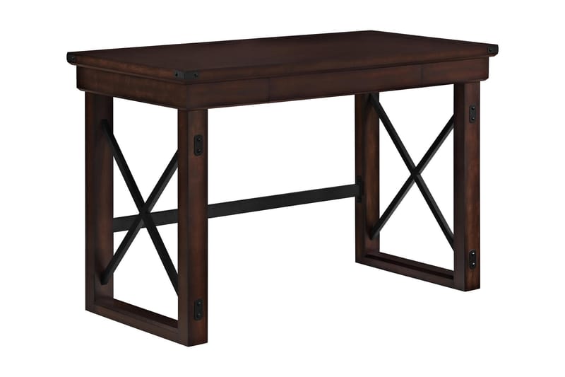 Skrivbord Wildwood 121 cm med Förvaring Låda Espresso - Dorel Home - Möbler - Bord & matgrupp - Avlastningsbord & sidobord - Brickbord & småbord