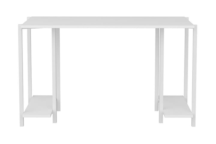 Skrivbord Yepan 60x73,8x125,2 cm med förvaring - Vit - Möbler - Bord & matgrupp - Kontorsbord - Skrivbord