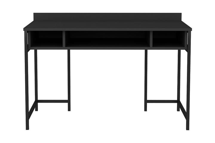 Skrivbord Yepan 60x74,8x120 cm med förvaring - Svart/Antracit - Möbler - Bord & matgrupp - Kontorsbord - Skrivbord