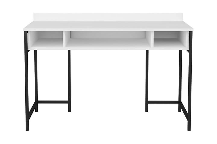 Skrivbord Yepan 60x74,8x120 cm med förvaring - Svart/Vit - Möbler - Bord & matgrupp - Kontorsbord - Skrivbord
