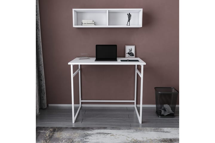 Skrivbord Yepan 60x75x90 cm - Vit - Möbler - Bord & matgrupp - Kontorsbord - Skrivbord