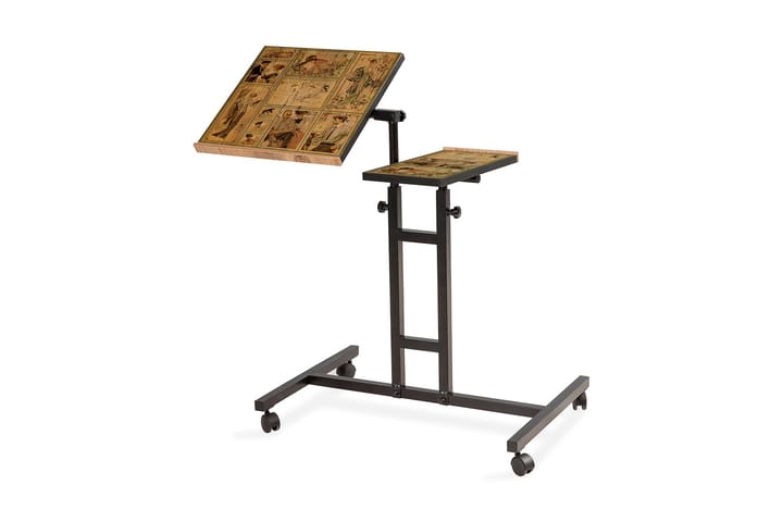 Ståskrivbord Kossick 67 cm Små Bilder - Trä/natur/Svart - Möbler - Bord & matgrupp - Kontorsbord - Skrivbord - Höj och sänkbart skrivbord