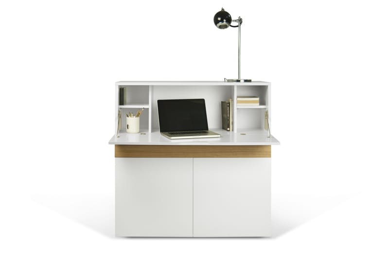 Vit Focus 110 cm Vit - Temahome - Möbler - Bord & matgrupp - Kontorsbord - Skrivbord