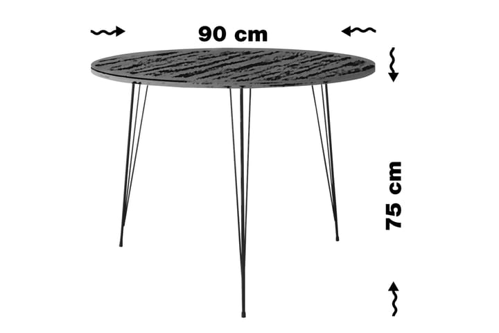 Bord Odet 90 cm - Vit - Möbler - Bord & matgrupp - Matbord & köksbord