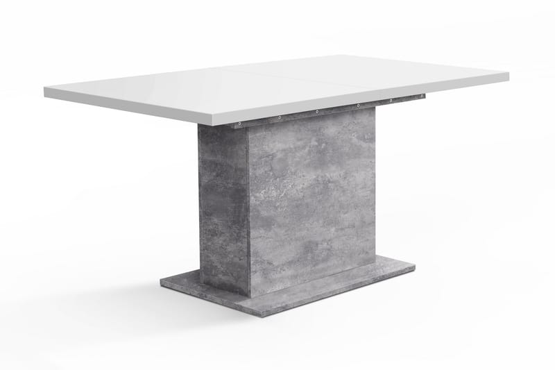 Förlängningsbart Bord Energlyn 160 cm - Vit|Grå - Möbler - Bord & matgrupp - Matbord & köksbord