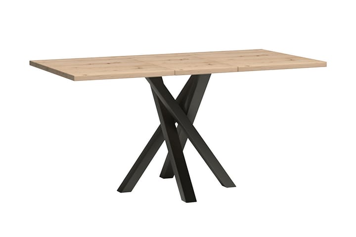 Förlängningsbart Matbord Buckfast 160 cm - Svart - Möbler - Bord & matgrupp - Matbord & köksbord