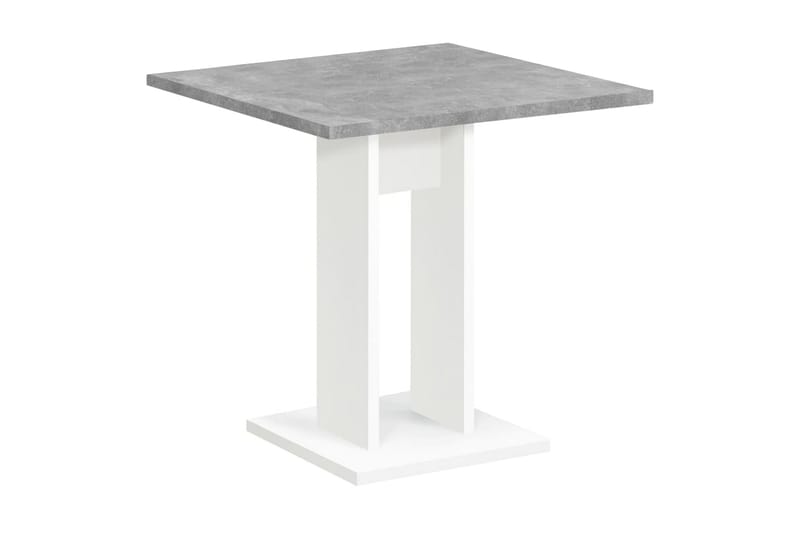 FMD Matbord 70 cm betonggrå och vit - Grå - Möbler - Bord & matgrupp - Matbord & köksbord