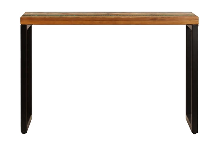 Matbord 115x55x76 cm massivt återvunnet trä och stål - Brun - Möbler - Bord & matgrupp - Matgrupp
