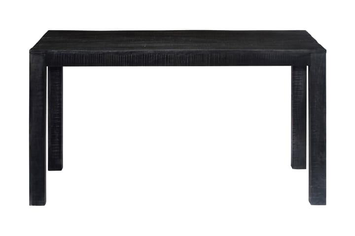 Matbord 118x60x76 cm svart massivt mangoträ - Svart - Möbler - Bord & matgrupp - Matbord & köksbord